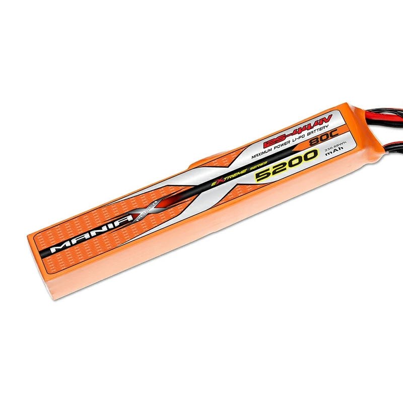 12S-44.4V 5200mAh 80C 스틱 리포 배터리
