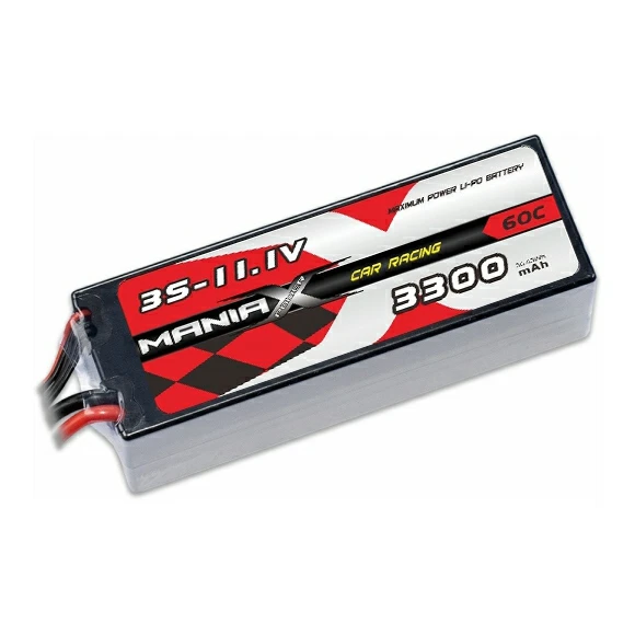 3S-11.1V 3300mAh 60C 하드케이스 레이싱카 배터리