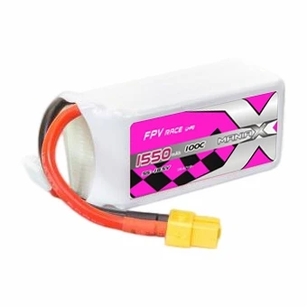 5S-18.5V 1550mAh 100C FPV 레이싱 Lipo 배터리