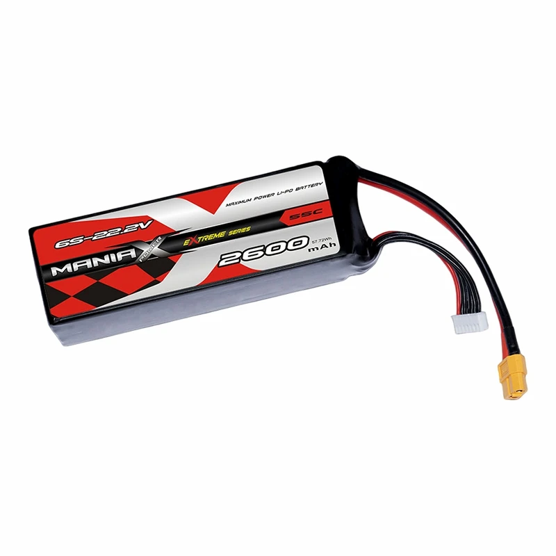 6S-22.2V 2600mAh 55C 리포 배터리